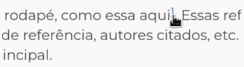 Referência para o rodapé